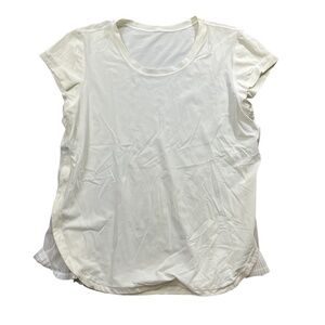 Lululemon Ivory Cap Sleeve Lace Side‎ Inserts (see measurments)
